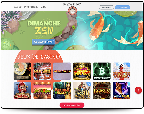 BanzaiSlots Casino fr